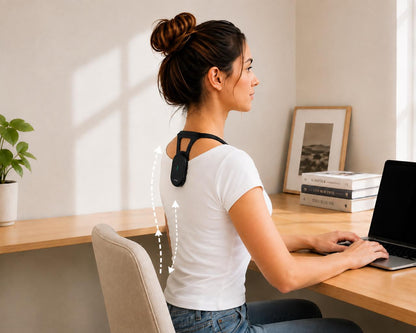 Posture Trainer — The Gentle Buzz That Teaches You to Sit Up Straight.