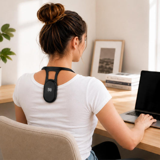 Posture Trainer — The Gentle Buzz That Teaches You to Sit Up Straight.
