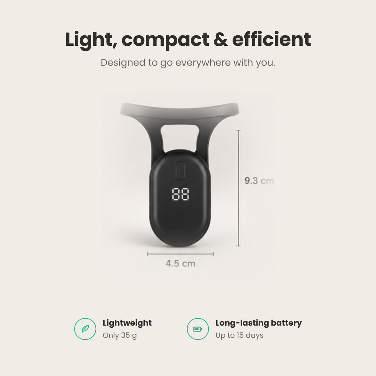 Posture Trainer — The Gentle Buzz That Teaches You to Sit Up Straight.